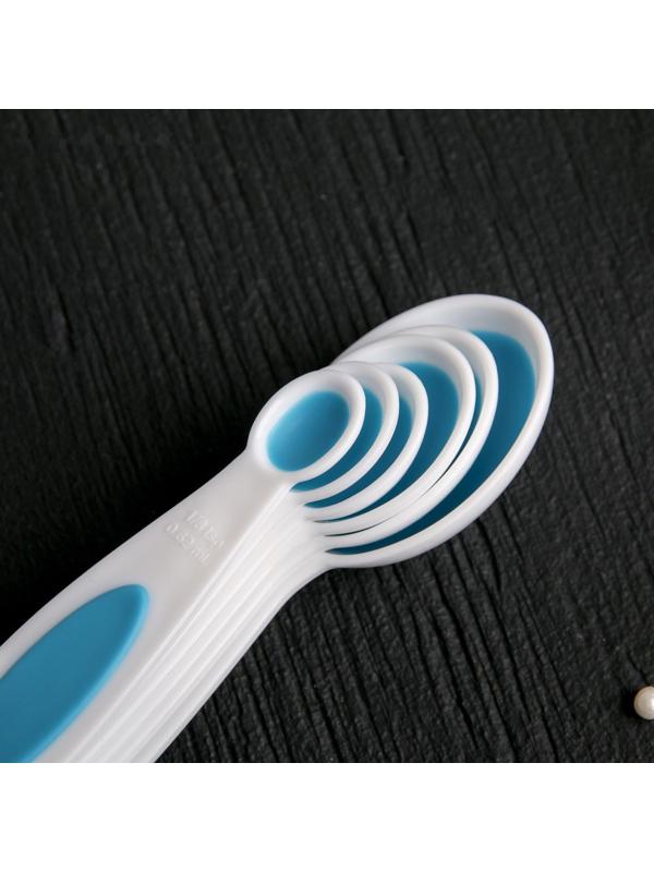 Набор мерных ложек Доляна, 6 шт, цвет МИКС