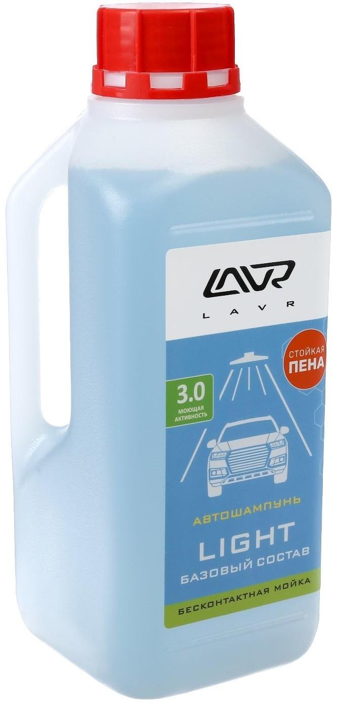 Автошампунь LAVR Light бесконтактный, 1:50, 1 л, бутылка Ln2301