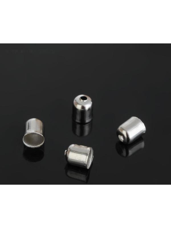 Концевик, 5 х 6 мм (набор 20шт), СМ-300, цвет серебро