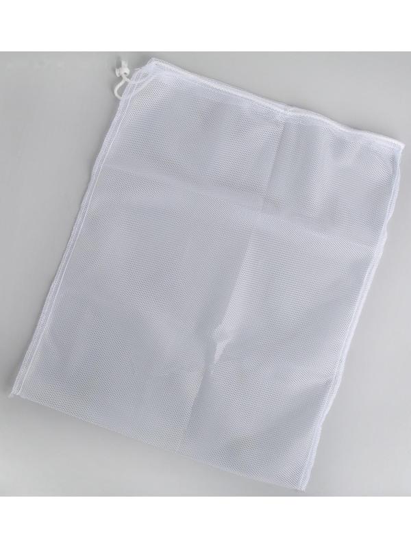 Мешок для стирки белья, 38×50 см, цвет белый