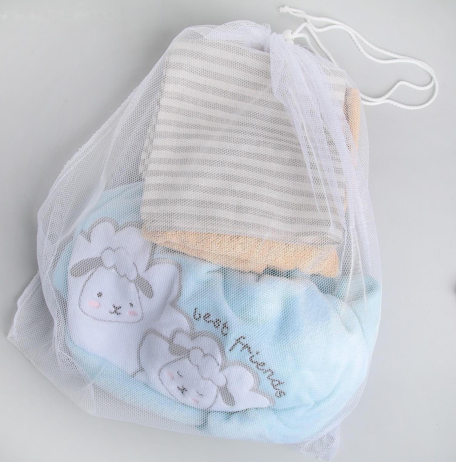 Мешок для стирки белья, 50×56 см, цвет белый