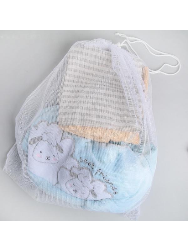 Мешок для стирки белья, 50×56 см, цвет белый