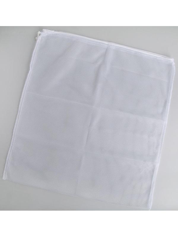 Мешок для стирки белья, 50×56 см, цвет белый