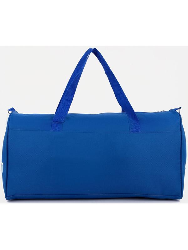 Сумка спортивная на молнии, длинный ремень, цвет синий