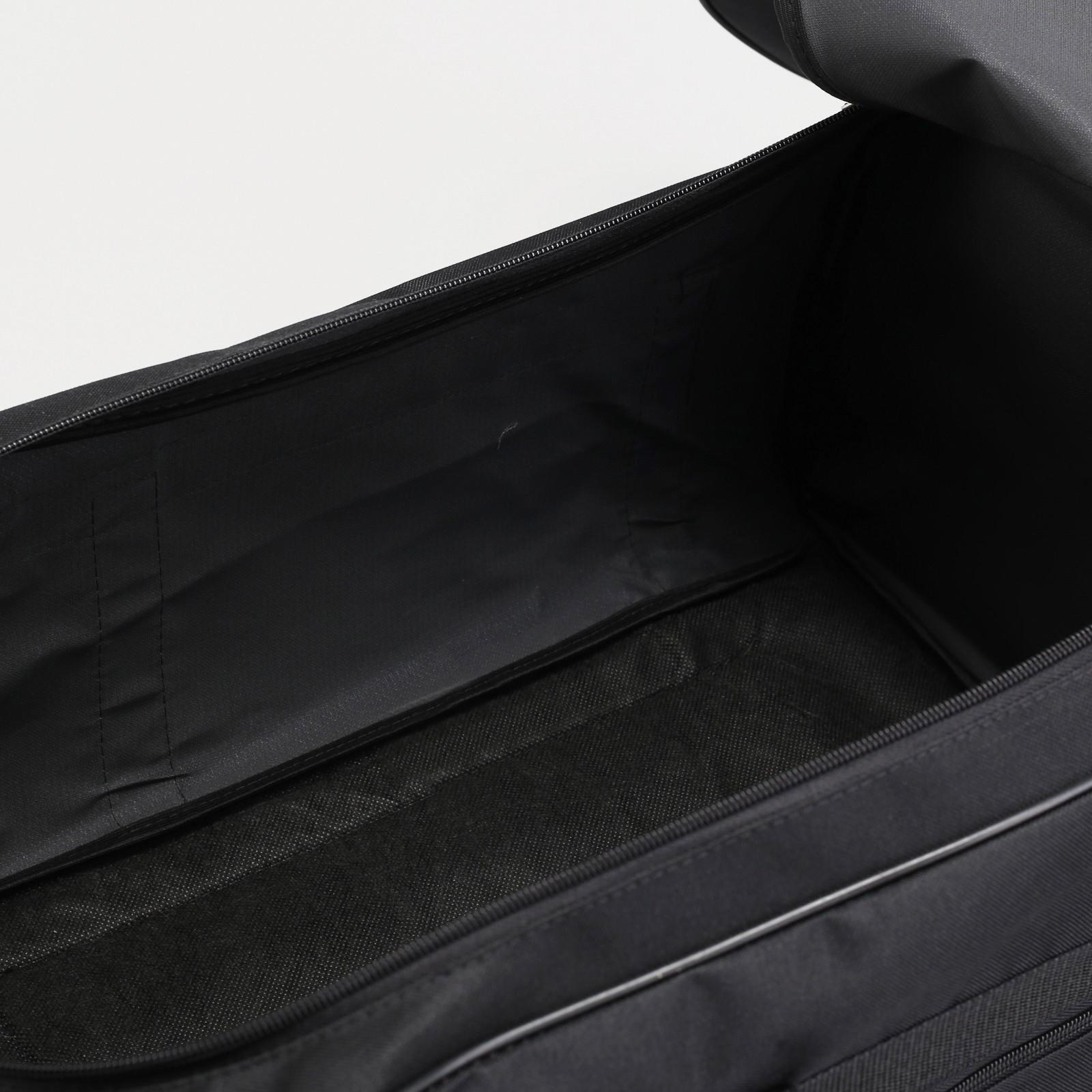 Рюкзак туристический на молнии, 57 л, наружный карман, цвет чёрный