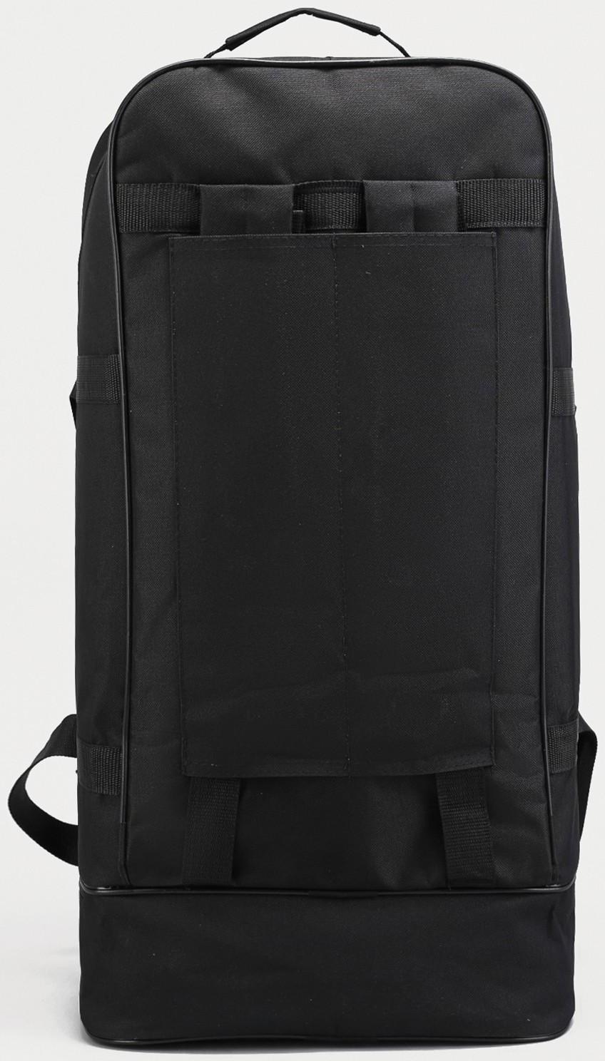 Рюкзак туристический на молнии, 57 л, наружный карман, цвет чёрный