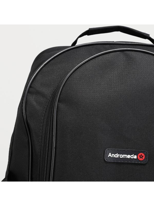 Рюкзак туристический на молнии, 57 л, наружный карман, цвет чёрный