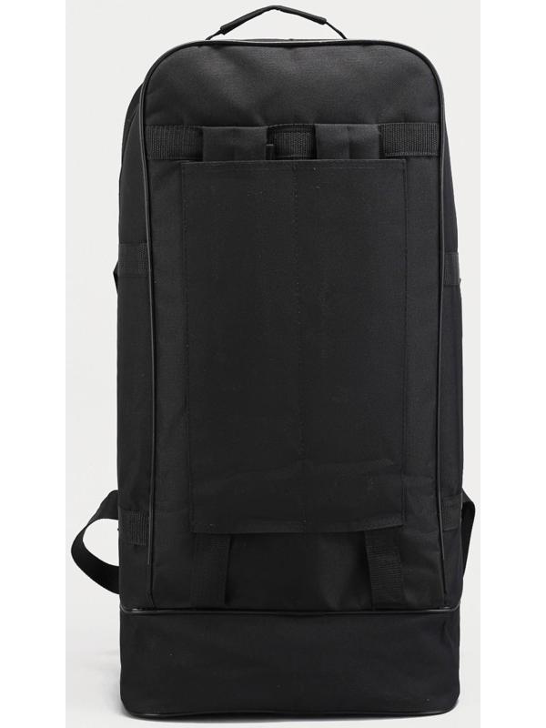 Рюкзак туристический на молнии, 57 л, наружный карман, цвет чёрный