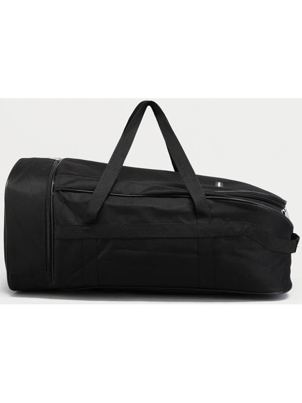 Рюкзак туристический на молнии, 57 л, наружный карман, цвет чёрный