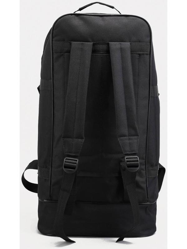 Рюкзак туристический на молнии, 57 л, наружный карман, цвет чёрный