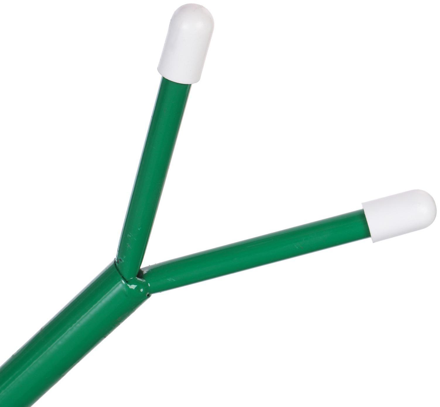 Опора для ветвей, h = 160 см, d = 1 см, металл, зелёная