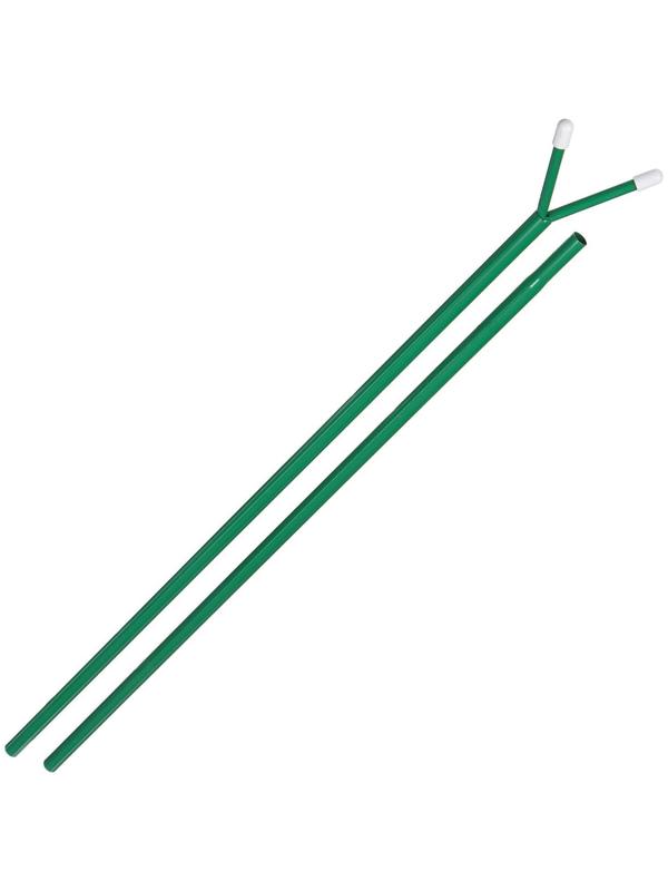 Опора для ветвей, h = 160 см, d = 1 см, металл, зелёная