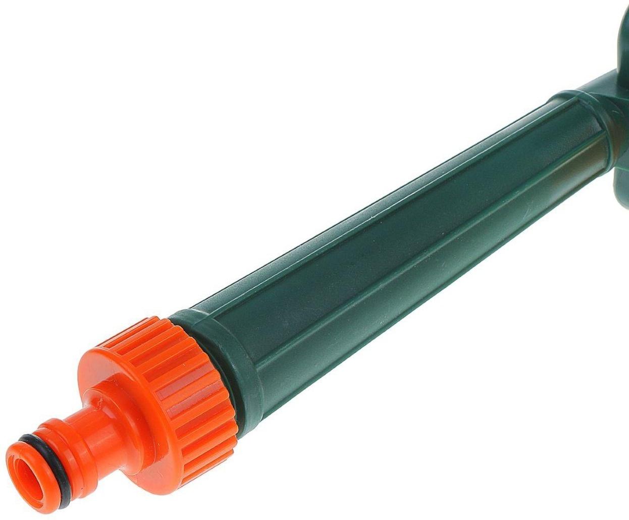 Щетка для мытья Li-Sa, проточная ручка со штуцером для подачи воды, 31 см