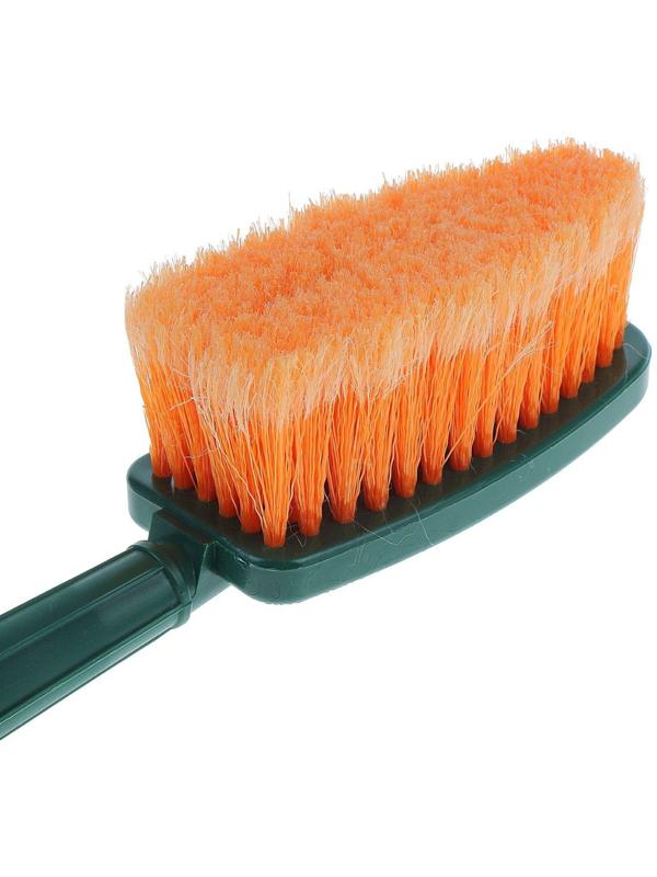 Щетка для мытья Li-Sa, проточная ручка со штуцером для подачи воды, 31 см