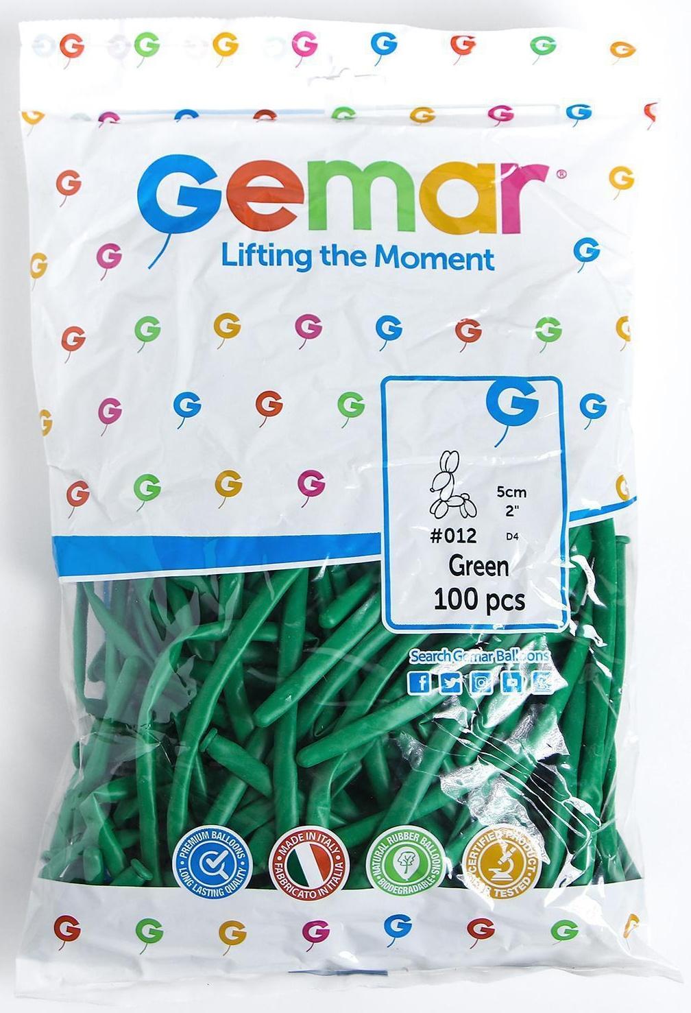 Шар для твистинга 260, пастель, набор 100 шт., цвет зелёный