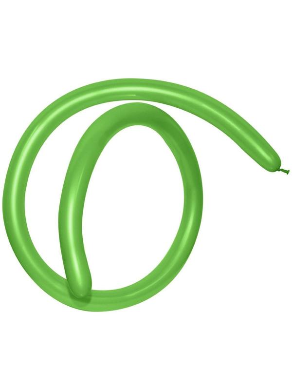 Шар для твистинга 260, пастель, набор 100 шт., цвет зелёный