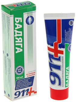 Средство от синяков и ушибов «911» Бадяга, 100 мл