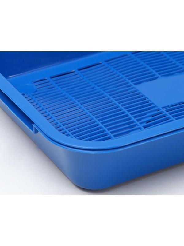 Туалет средний с сеткой 36 х 26 х 6,5 см, синий/черничный