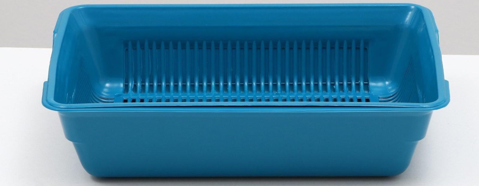 Туалет глубокий с сеткой 36 х 25 х 9 см, синий