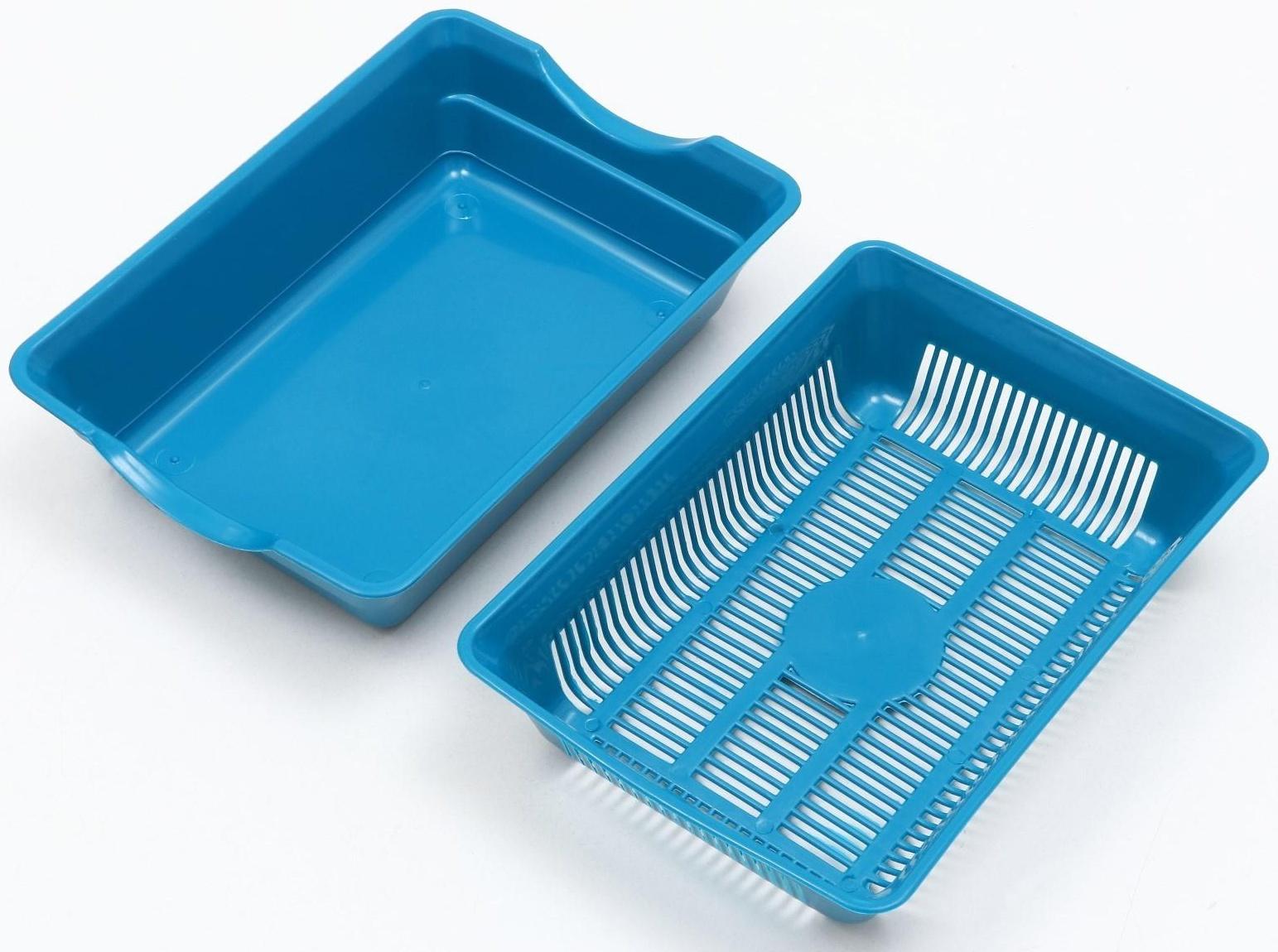 Туалет глубокий с сеткой 36 х 25 х 9 см, синий