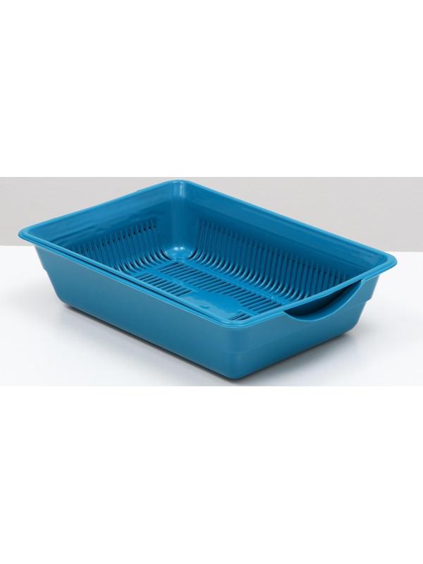 Туалет глубокий с сеткой 36 х 25 х 9 см, синий
