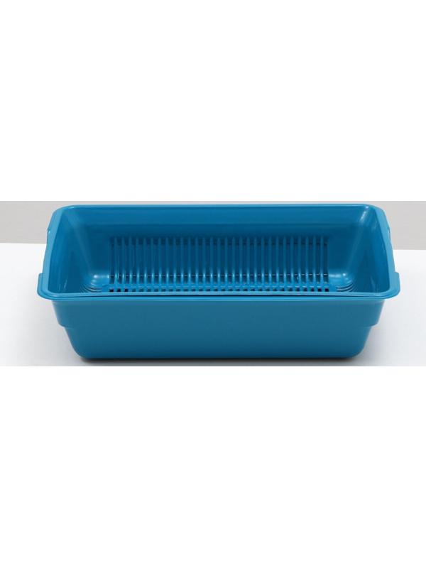 Туалет глубокий с сеткой 36 х 25 х 9 см, синий
