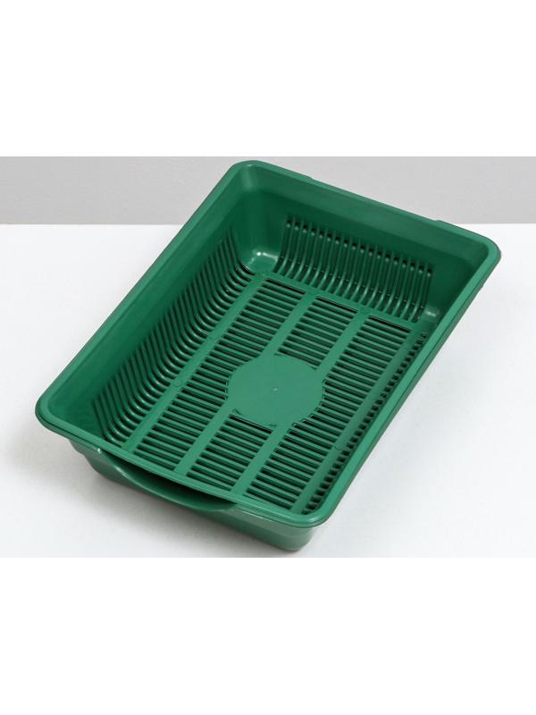 Туалет глубокий с сеткой 36 х 25 х 9 см, зеленый
