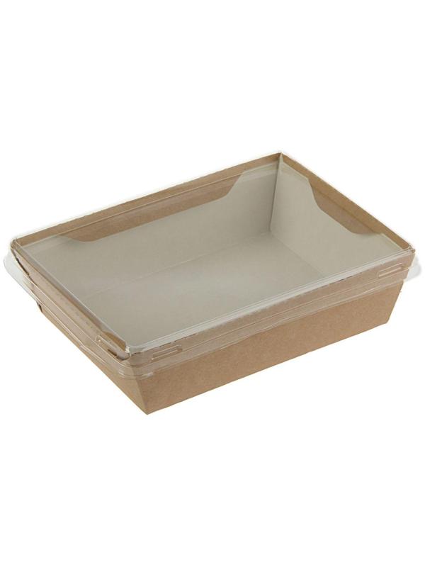 Упаковка, салатник с прозрачной крышкой, 16,5 х 12 х 4,5 см, 0,5 л