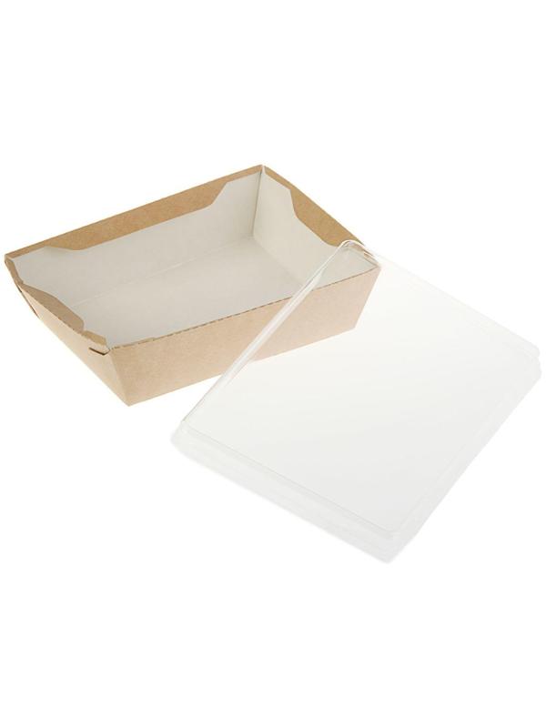 Упаковка, салатник с прозрачной крышкой, 16,5 х 12 х 4,5 см, 0,5 л