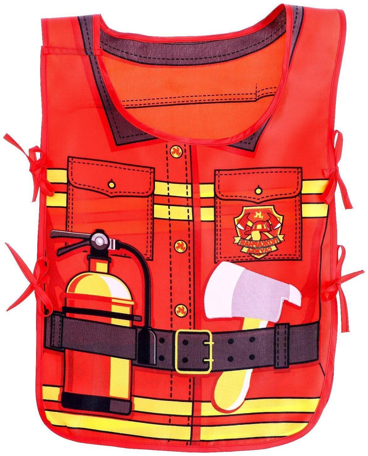 Набор игровой «Пожарный», 5 предметов, фартук