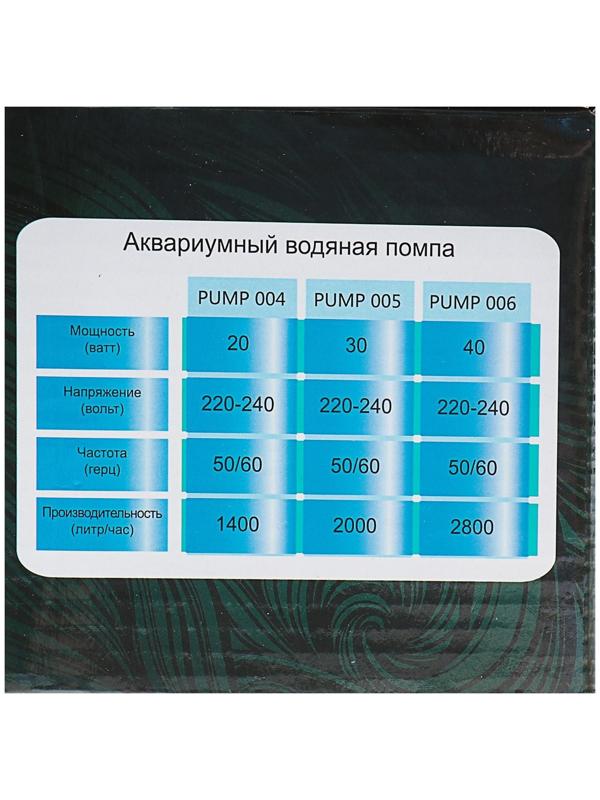 Помпа водяная BARBUS PUMP 004, 1400 л/ч