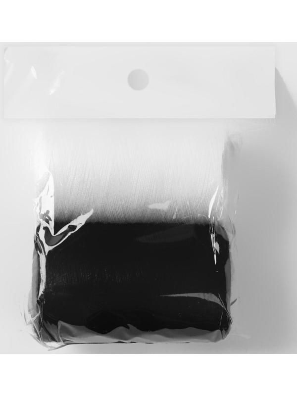 Набор ниток 40/2, 2 шт, 350 м, цвет чёрный/белый