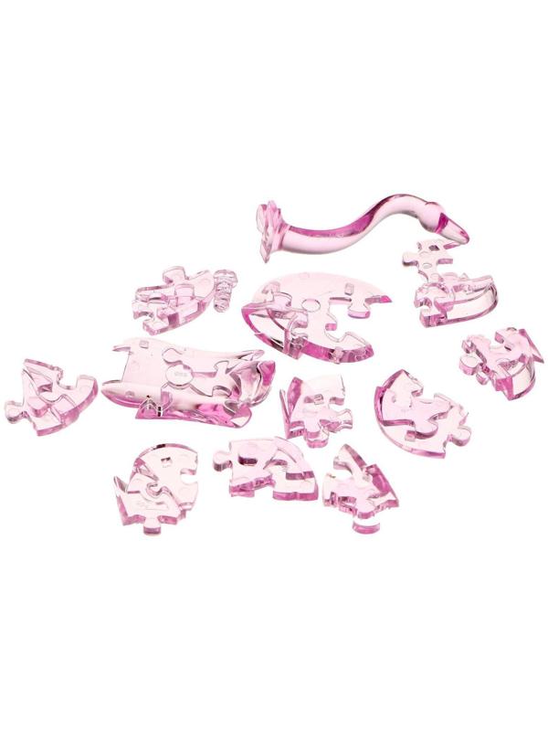 Пазл 3D кристаллический «Лебедь», 13 деталей, МИКС