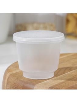 Контейнер пищевой ПластоС, 250 мл, с герметичной крышкой