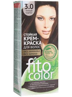 Стойкая крем-краска для волос Fitocolor, тон темный каштан, 115 мл