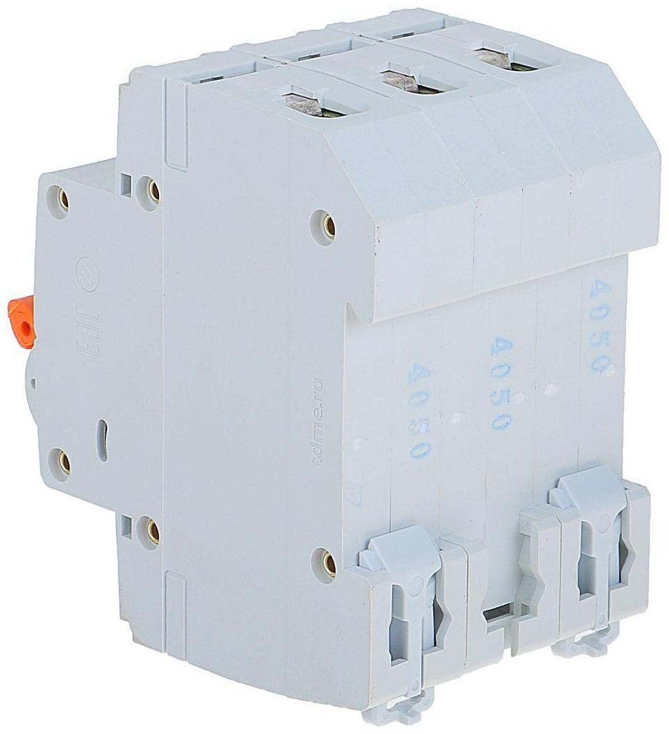 Выключатель автоматический TDM ВА47-29, 3п, 40 А, 4.5 кА