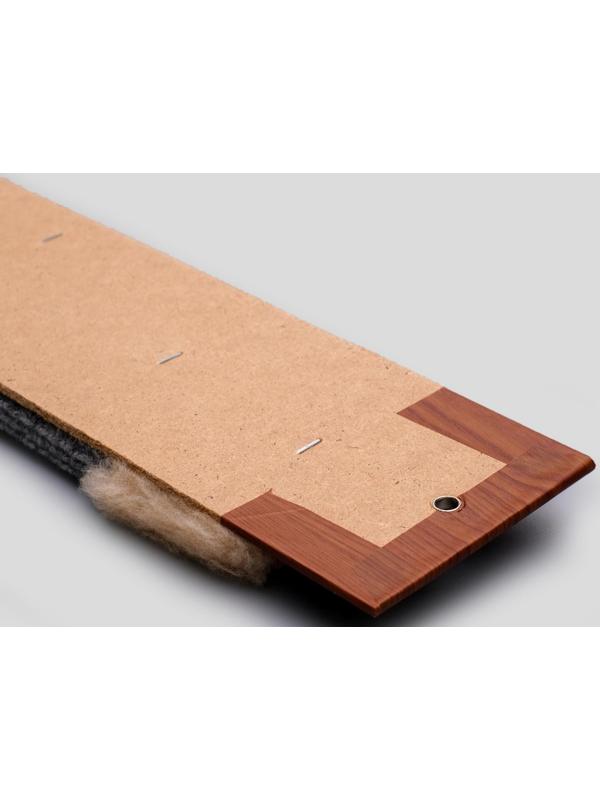 Когтеточка ковролиновая, малая 45x10 см  микс цветов