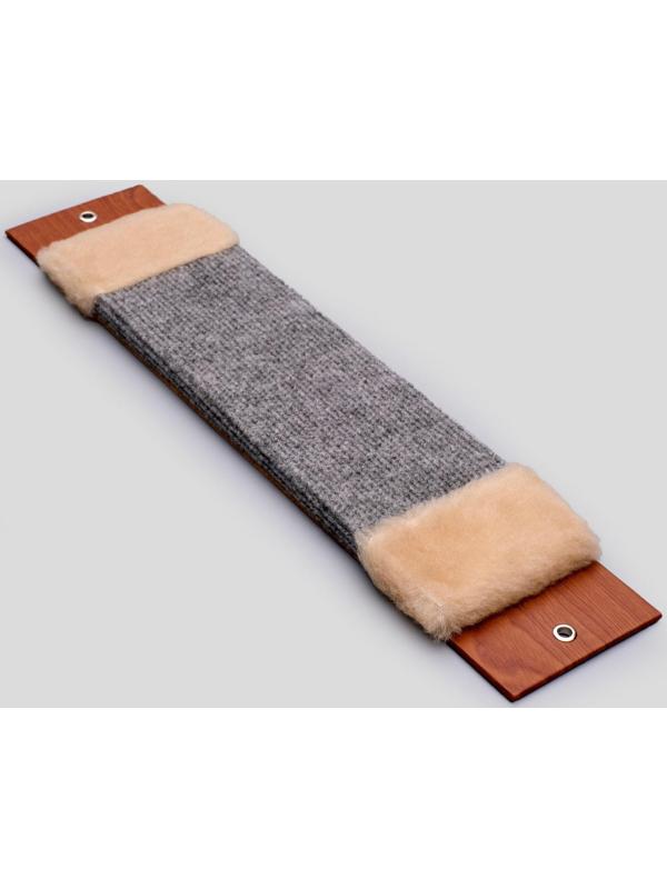 Когтеточка ковролиновая, малая 45x10 см  микс цветов
