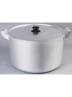 Кастрюля, 15 л, металлическая крышка, цвет хромированный