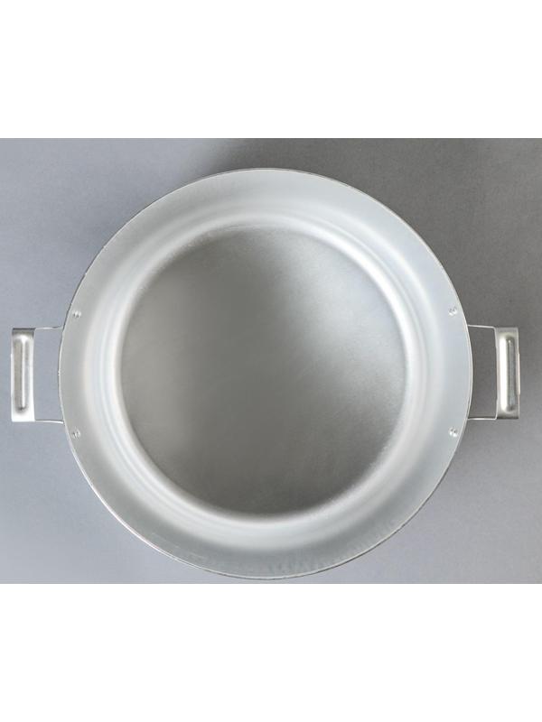 Кастрюля, 15 л, металлическая крышка, цвет хромированный