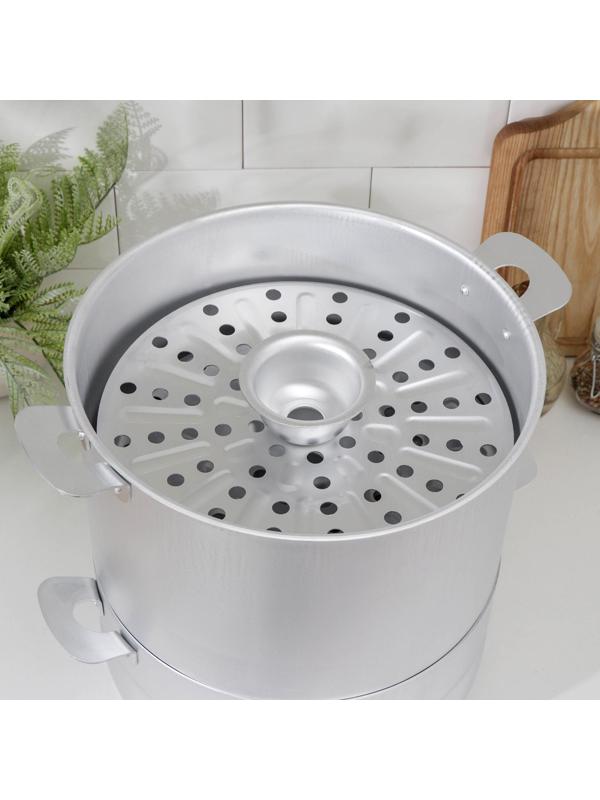 Манты-казан, 6 л, с 4 дисками