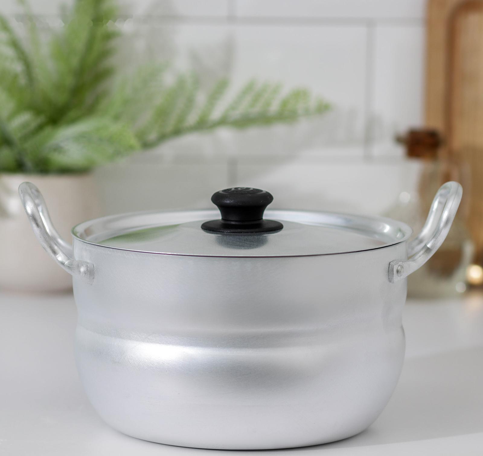 Кастрюля, 2,5 л, полусферическая, цвет хромированный