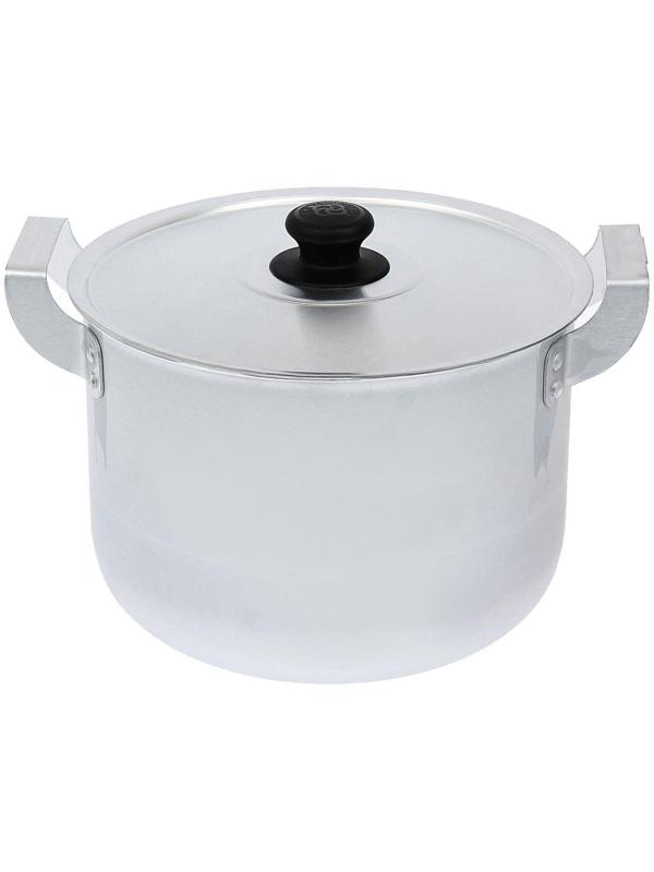 Кастрюля, 5,7 л, металлическая крышка, цвет хромированный