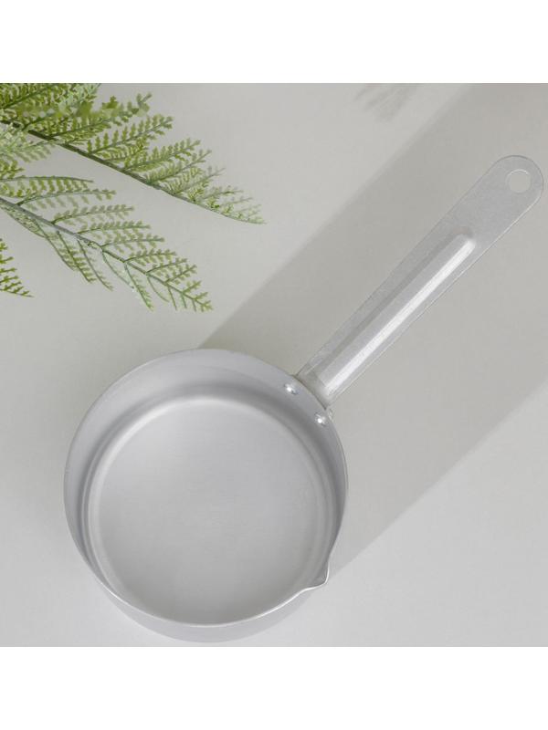 Ковш, 750 мл, металлическая ручка, цвет хромированный