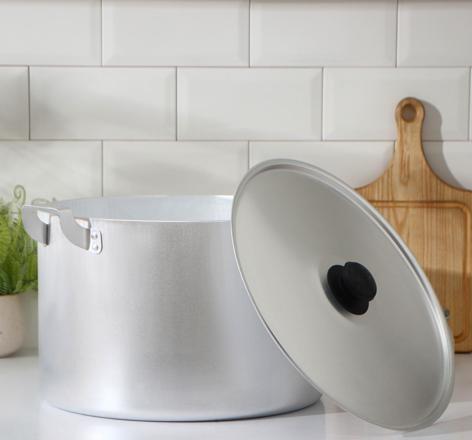 Кастрюля, 20 л, металлическая крышка