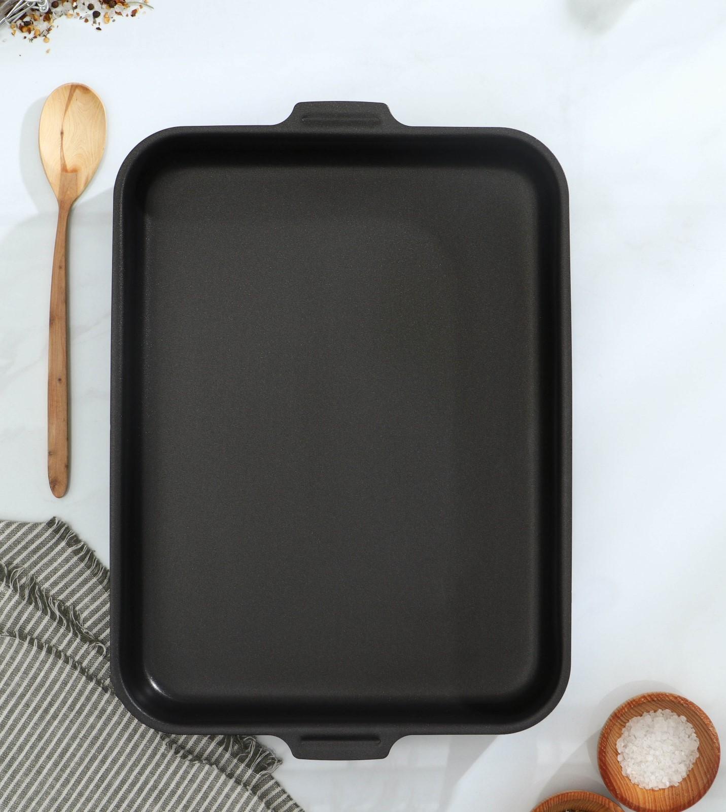 Противень «Экономика», 23×30 см, антипригарное покрытие, цвет синий