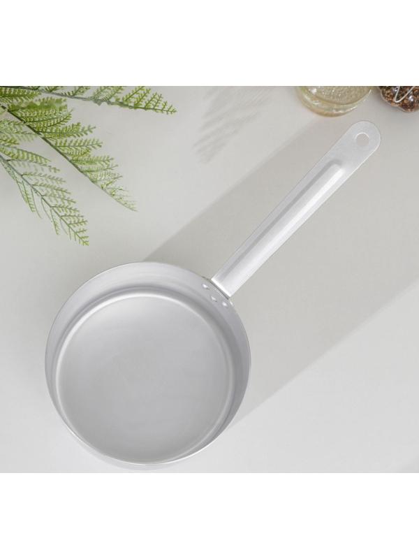 Кастрюля, 1,8 л, металлическая крышка, металлическая ручка, цвет серый