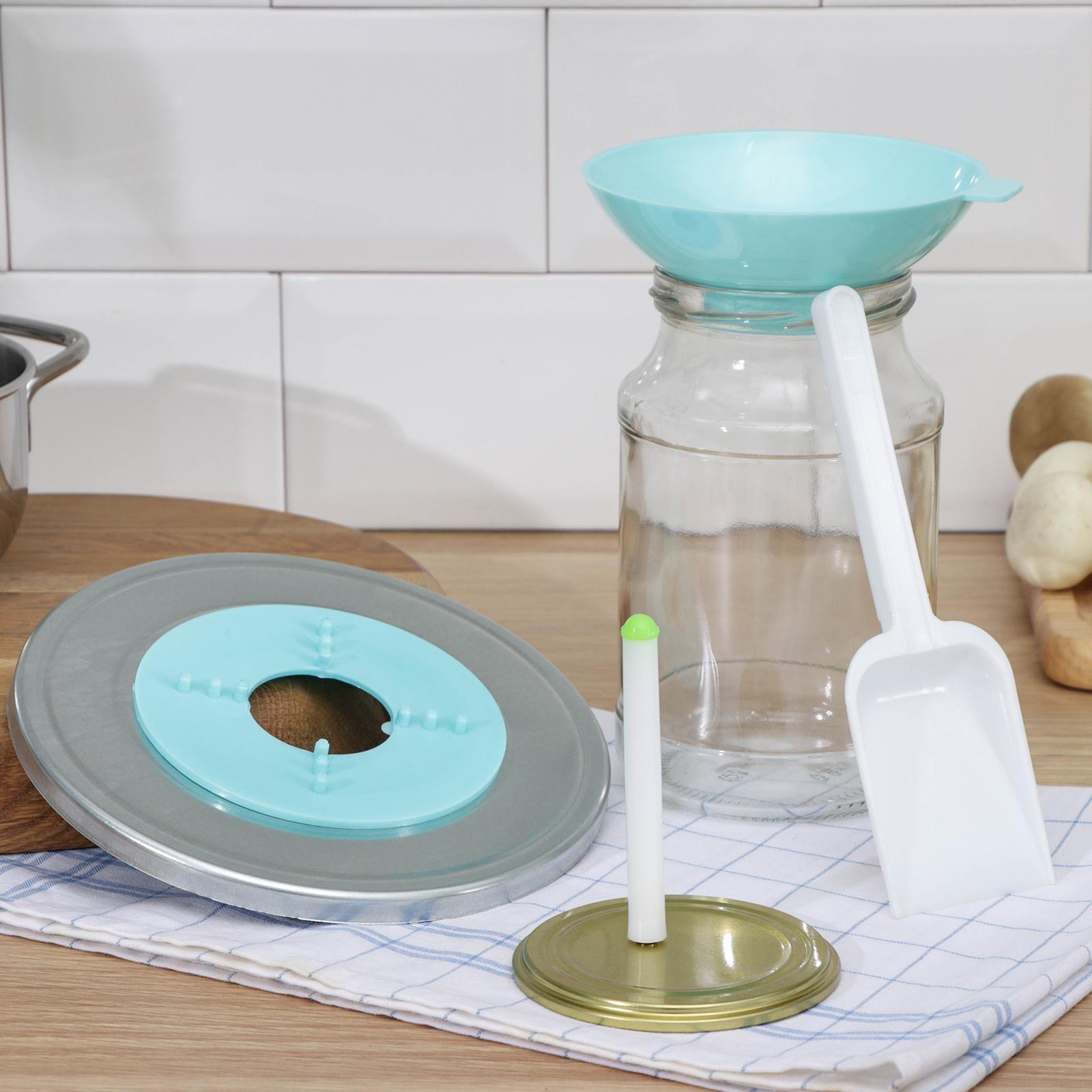 Набор для консервирования: воронка, магнит, лопатка, насадка на стерилизатор