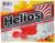Твистер Helios Credo Double Tail 7.5 см, White & Red HS-12-003, набор 7 шт