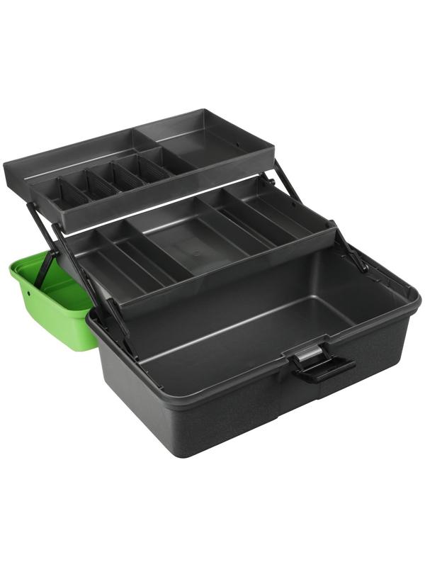 Ящик YUGANA двухполочный, цвет зеленый